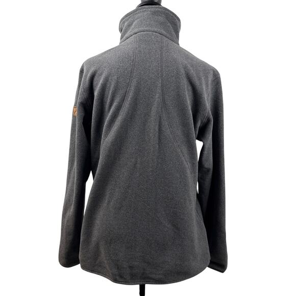 Fjallraven Stina Fleece Sweater Jacket Coat Ovik Women's M Dark Grey Zip Up - Picture 7 of 13